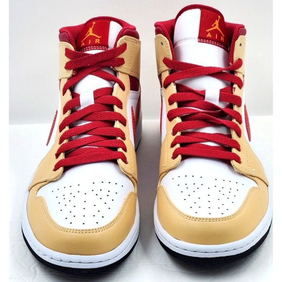 Jordan Other - Air Jordan 1 Mid ‘Light Cardinal Curry’ Men’s Size 10 (554724-201) New